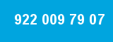 922 009 79 07 922 009 79 07